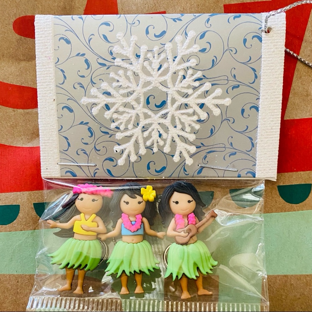 STARBUCKS🧜♀️ Straw & Hawaii Ornament Toppers Set - Picture 2 of 7